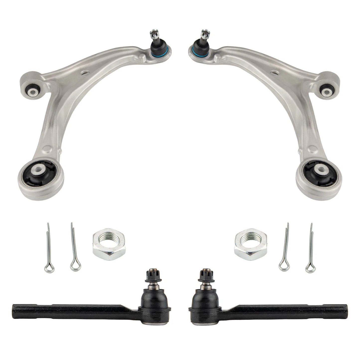 Front Lower Control Arms and Tie Rods for Honda Odyssey (2005–2010) 4PC