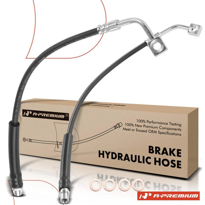 2X Rear Brake Hydraulic Hose for Buick Encore (2013)