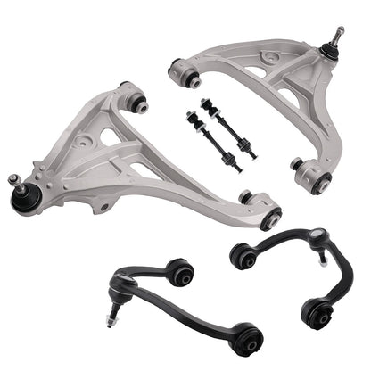 Front Upper Lower Control Arms Ball Joints for Ford F-150 Lincoln Mark LT (2005–2008) 4WD