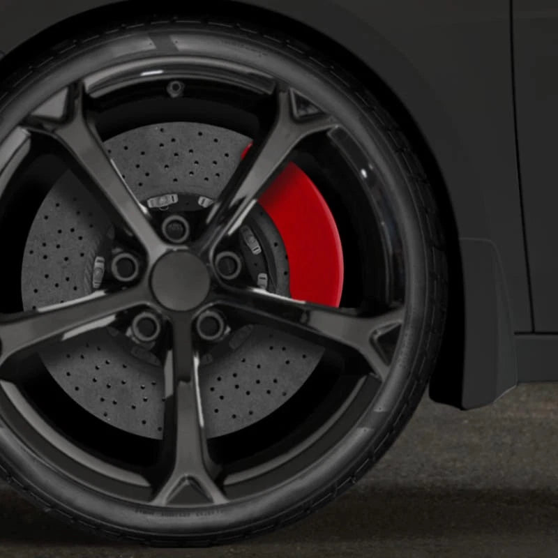 Classic Red MGP Caliper Covers Set of 4 for 2020 Kia Forte