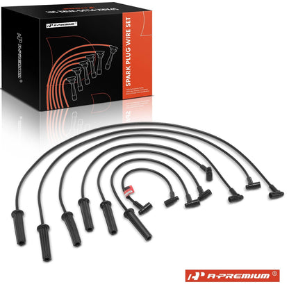 7Pcs Spark Plug Wire Set for Chevy Celebrity (1982–1990)