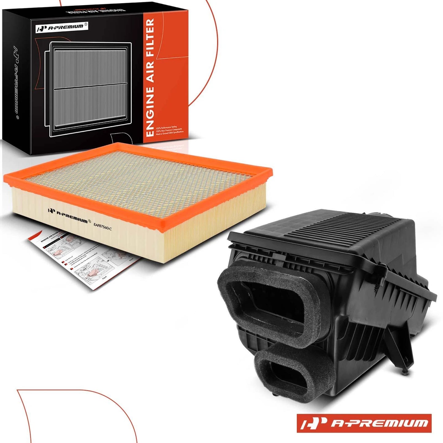Air Filter Box with Filter for Chevy Silverado 1500 GMC Sierra 1500