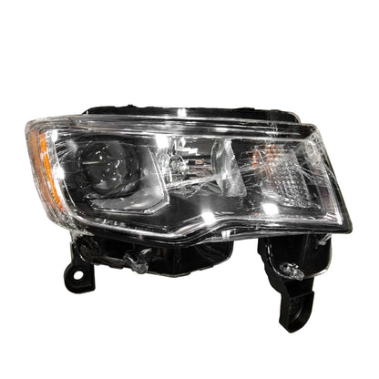 Chrome Halogen Headlight Assembly Passenger Side for Jeep Grand Cherokee (2017–2021)
