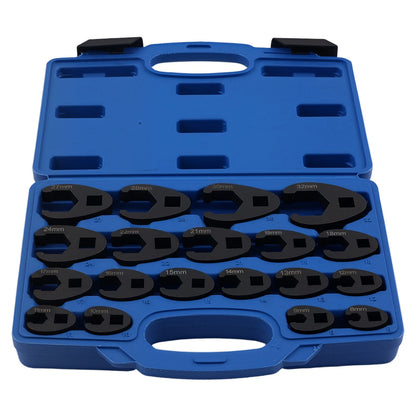 Heavy Duty Crowfoot Wrench Set for 8–32mm Chrome Steel (2023–2026)