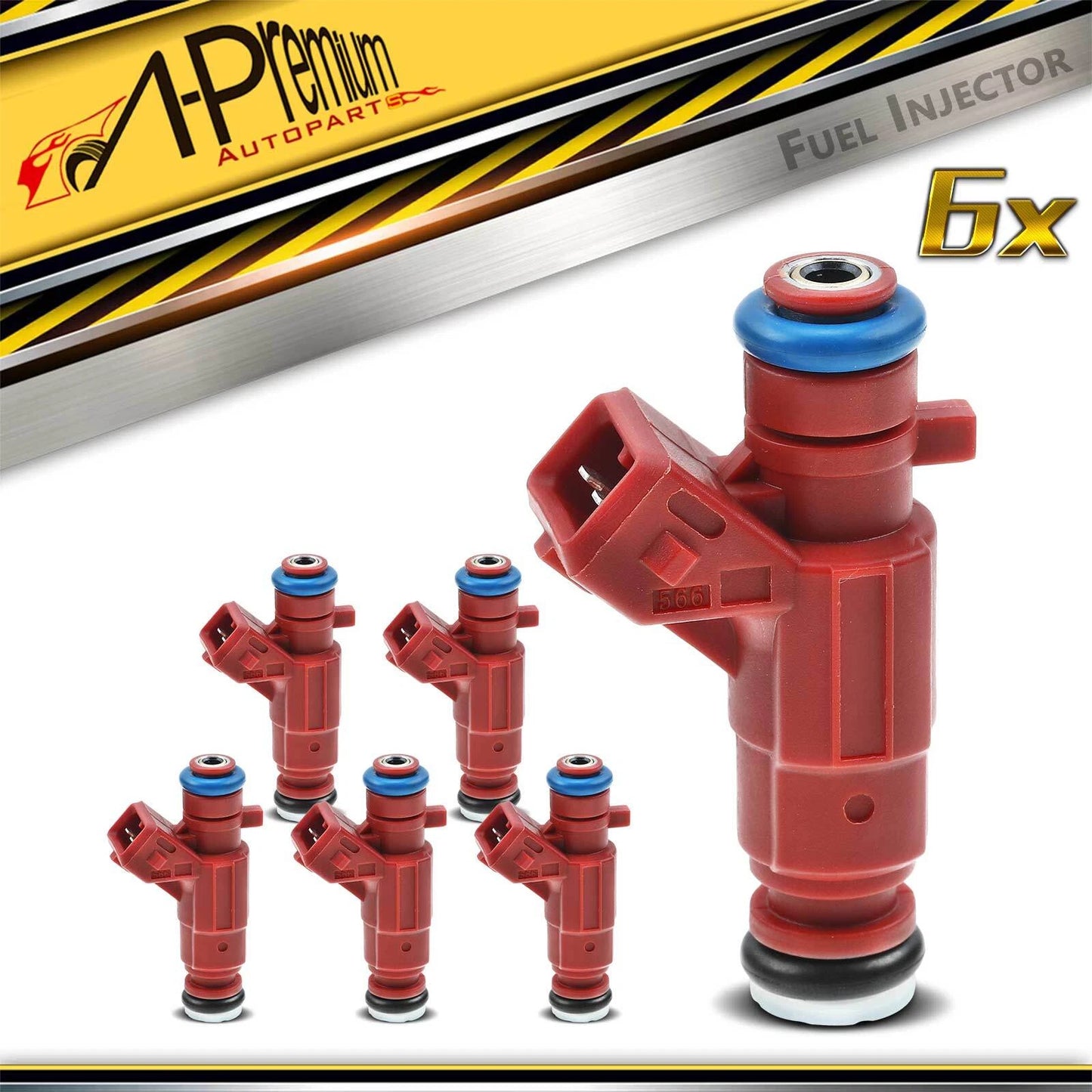 6x Fuel Injector for Mercedes-Benz W203 C240 C320 C208 E320 (2001–2005)