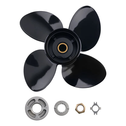 4-Blade Aluminum Propeller for Mercury 75/90/100/115HP (48-8M8026590)