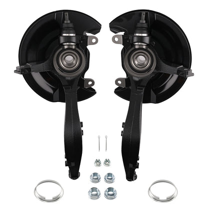 Front Wheel Bearing Hub w/ Knuckle Pair for Honda Accord 2003–2007 2.4L
