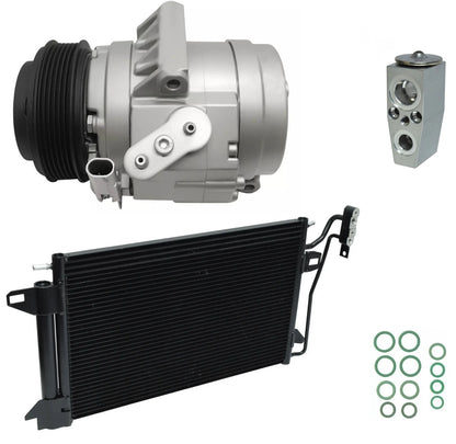 A/C Compressor Kit with Condenser for Ford Fusion 2.3L 3.0L (2006–2009)