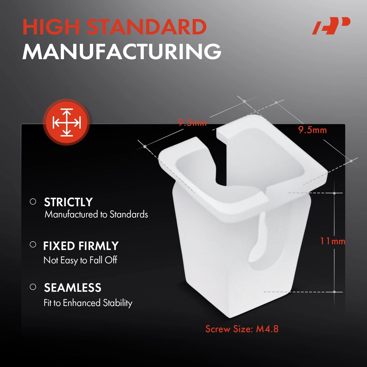 50Pcs Nylon Door & Handle Trim Grommet Clip for GM (Various Models)