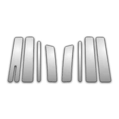 8Pc Chrome Pillar Post Covers for 2010-2019 Lincoln Mkt - P4070