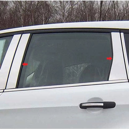 Luxury FX Chrome Pillar Post Set 6pc for 2013–2019 Ford Escape