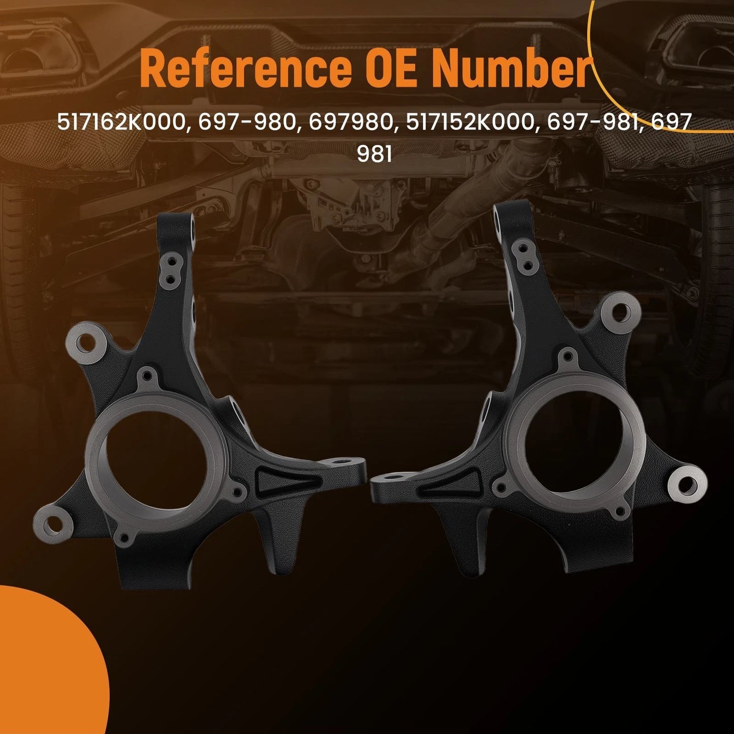 Front Left/Right Steering Knuckle for Kia Soul (2010–2011)