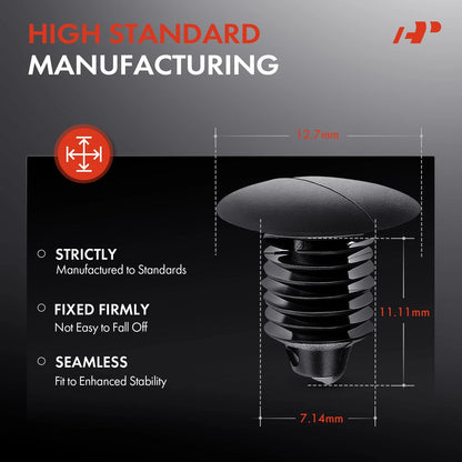 20x Nylon Radiator Baffle Retainer Clip for Buick Cadillac CTS (2003–2019)