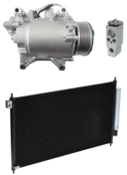 AC Compressor Kit With Condenser for Acura ILX 2.4L (2016–2017)