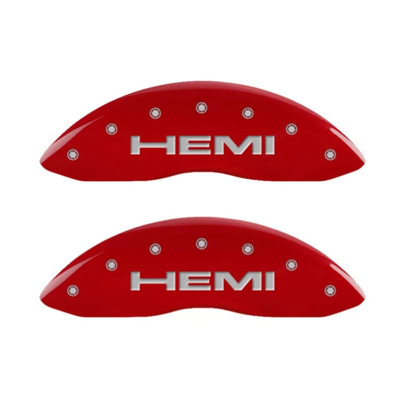 Brake Caliper Covers Set of 4 Engraved Hemi for 2022–2024 Jeep Wagoneer