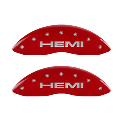 Brake Caliper Covers Set of 4 Engraved Hemi for 2022–2024 Jeep Wagoneer