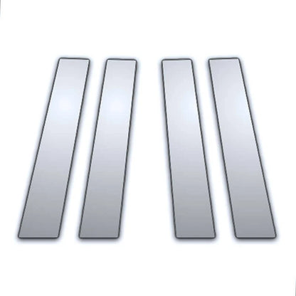 4Pc Chrome Pillar Post Covers for Ford Fusion (2010–2012)