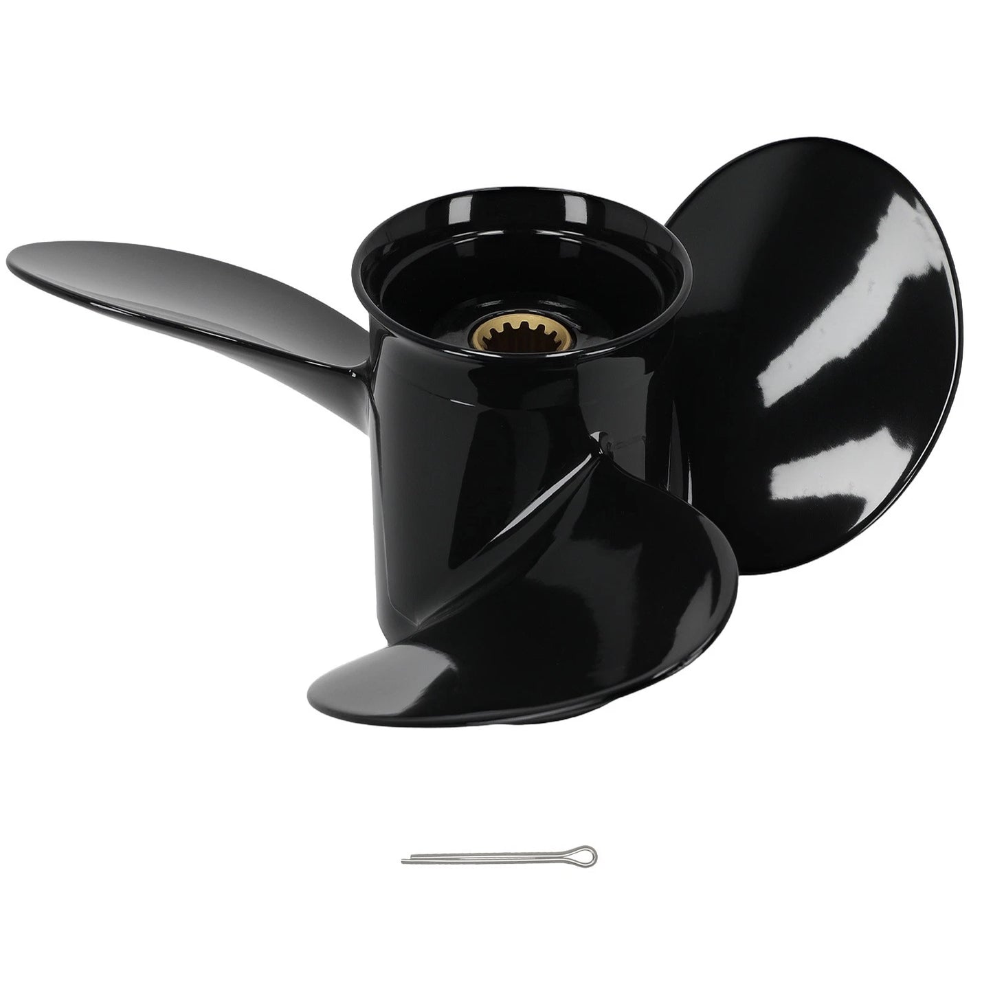 Boat Propeller for Evinrude 40 48 50 75HP (1975–2005) 15" Pitch Aluminum