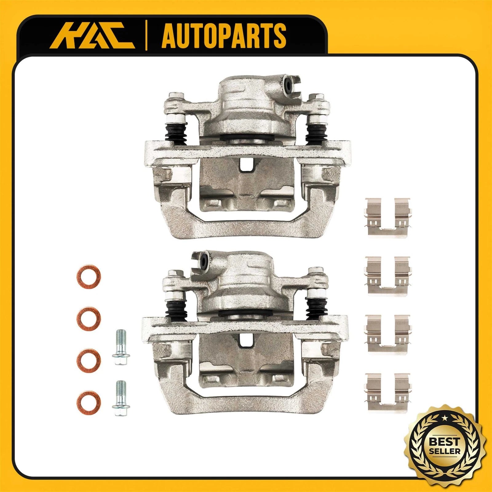 2x Rear Disc Brake Caliper & Bracket for Subaru Forester Impreza (2009–2013)