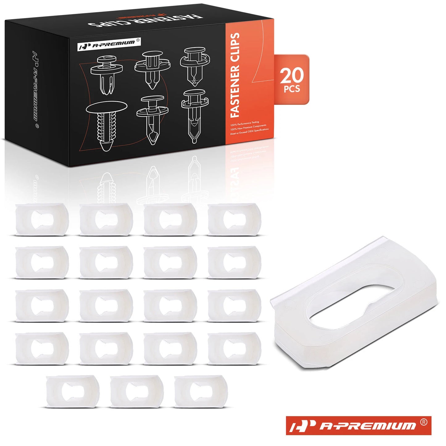 20 Pcs Nylon Body Side Moulding Clips for GM Vehicles