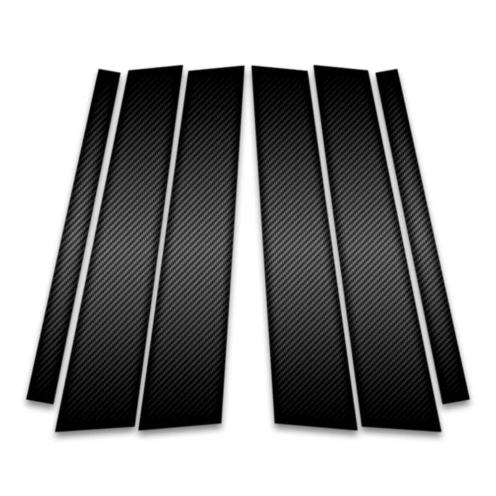 6pc Carbon Fiber Pillar Post Covers for 2007-2012 Mercedes-Benz GL Class