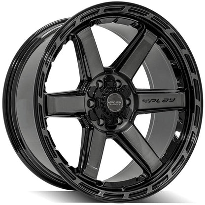 22" Black Wheel w/Brushed Face for 2007-2014 Toyota FJ Cruiser - RVO4187