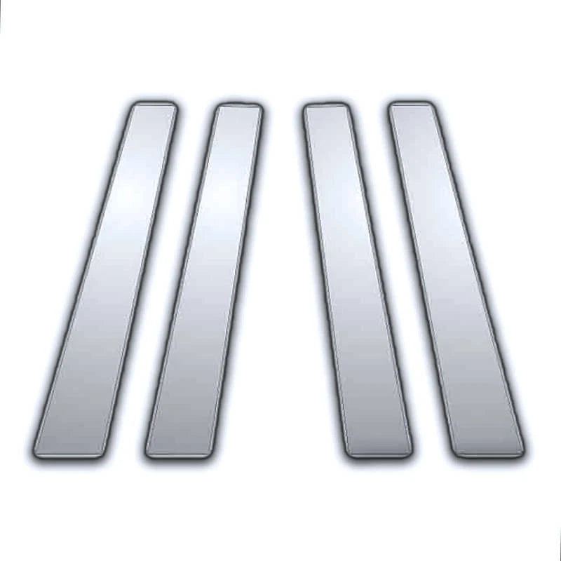 Chrome Pillar Post Covers Set for 2009–2013 Subaru Forester
