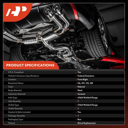 Catalytic Converter Front RH for Chevy Blazer (2019–2023)