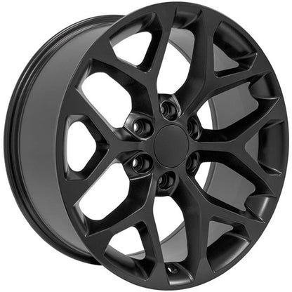 20 Inch Satin Black Wheel Replacement for 2003–2014 GMC Savana 1500