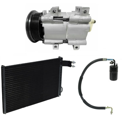 AC Compressor Kit With Condenser for Ford Thunderbird 5.0L (1991–1993)