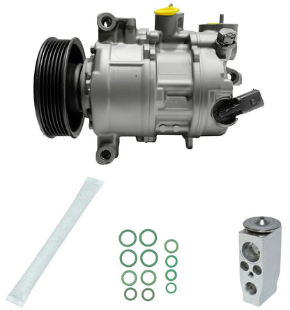 AC Compressor Kit Replacement for Audi A3 2017–2019 1.4L 1.8L 2.0L