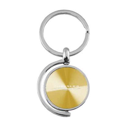 Gold Spinner Keychain KC1025.CHR.GLD - Officially Licensed for Chrysler