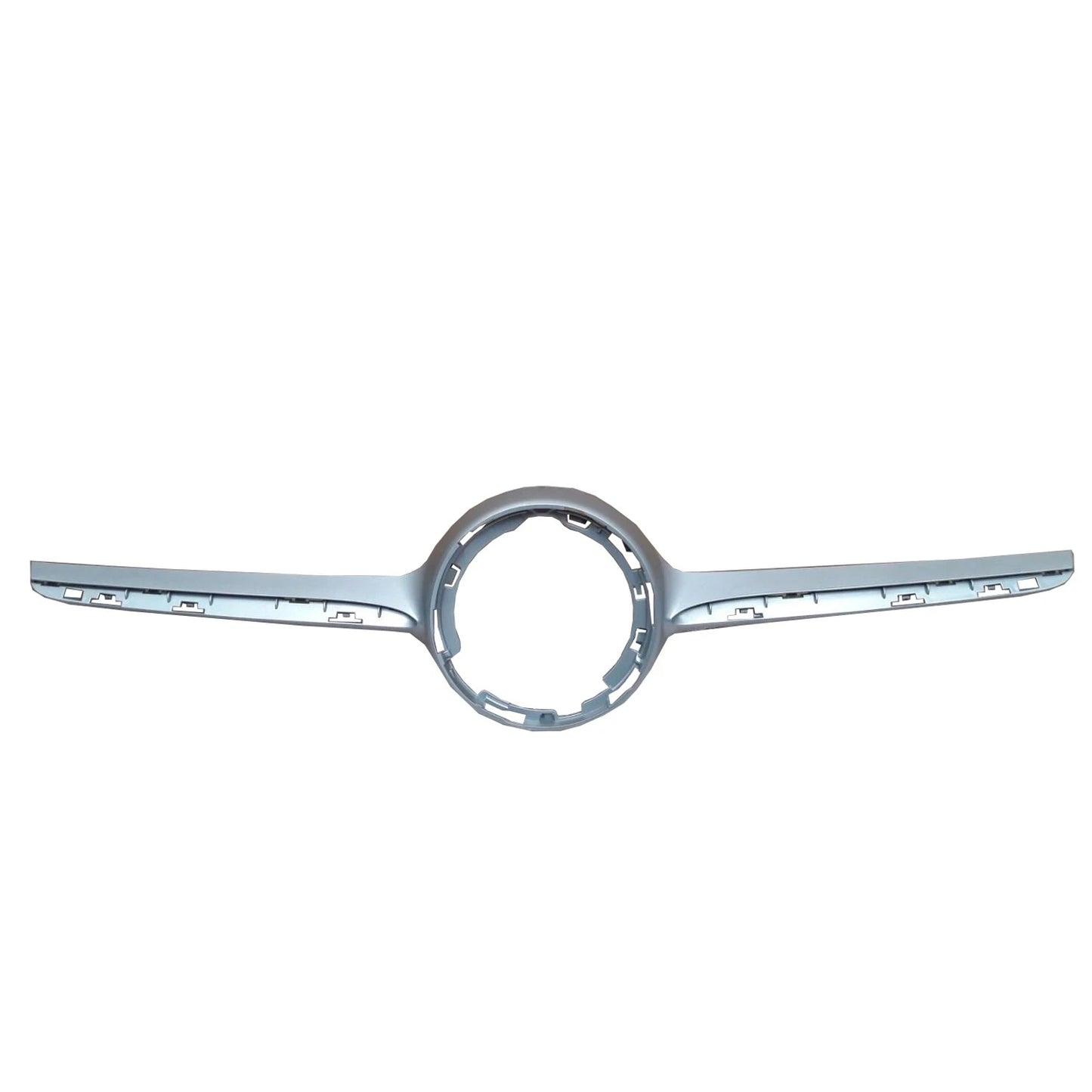 Replacement Silver ABS Plastic Front Center Grille Molding-See Compatible Chart