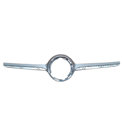 Replacement Silver ABS Plastic Front Center Grille Molding-See Compatible Chart