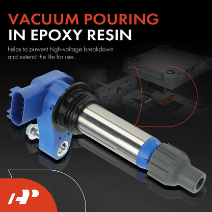 6x Blue Ignition Coil for Chevy Equinox (2008–2017) Malibu (2008–2012) Traverse