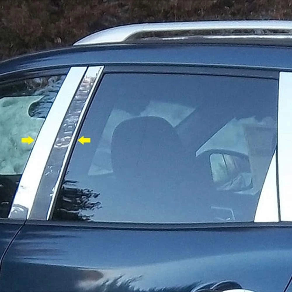 Luxury Chrome Pillar Post Trim Kit for Nissan Pathfinder (2013–2021)