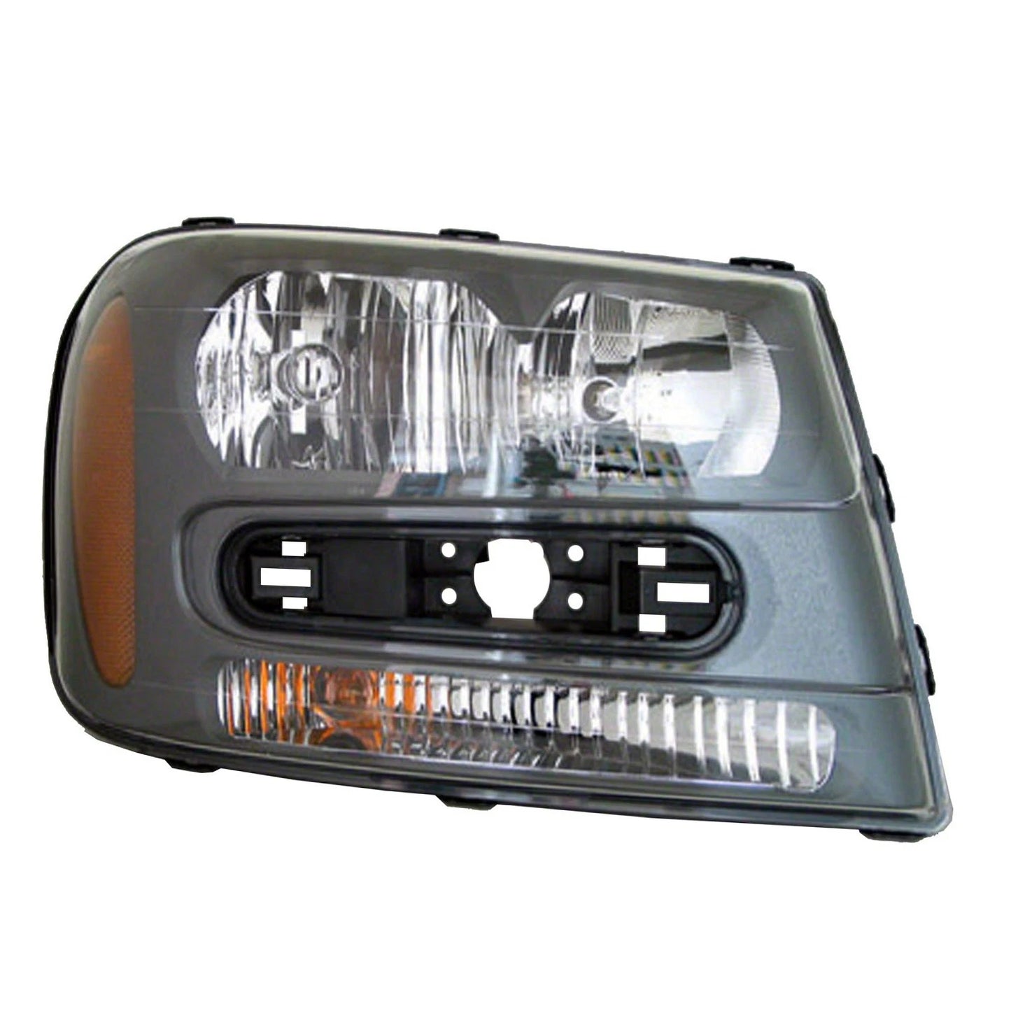 Head Light Assembly Replacement Passenger Side w Grille Notch for Toyota Hilux (2005–2015)
