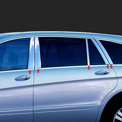 Luxury FX Chrome Pillar Post Trim Set for 2006–2012 Mercedes R Class