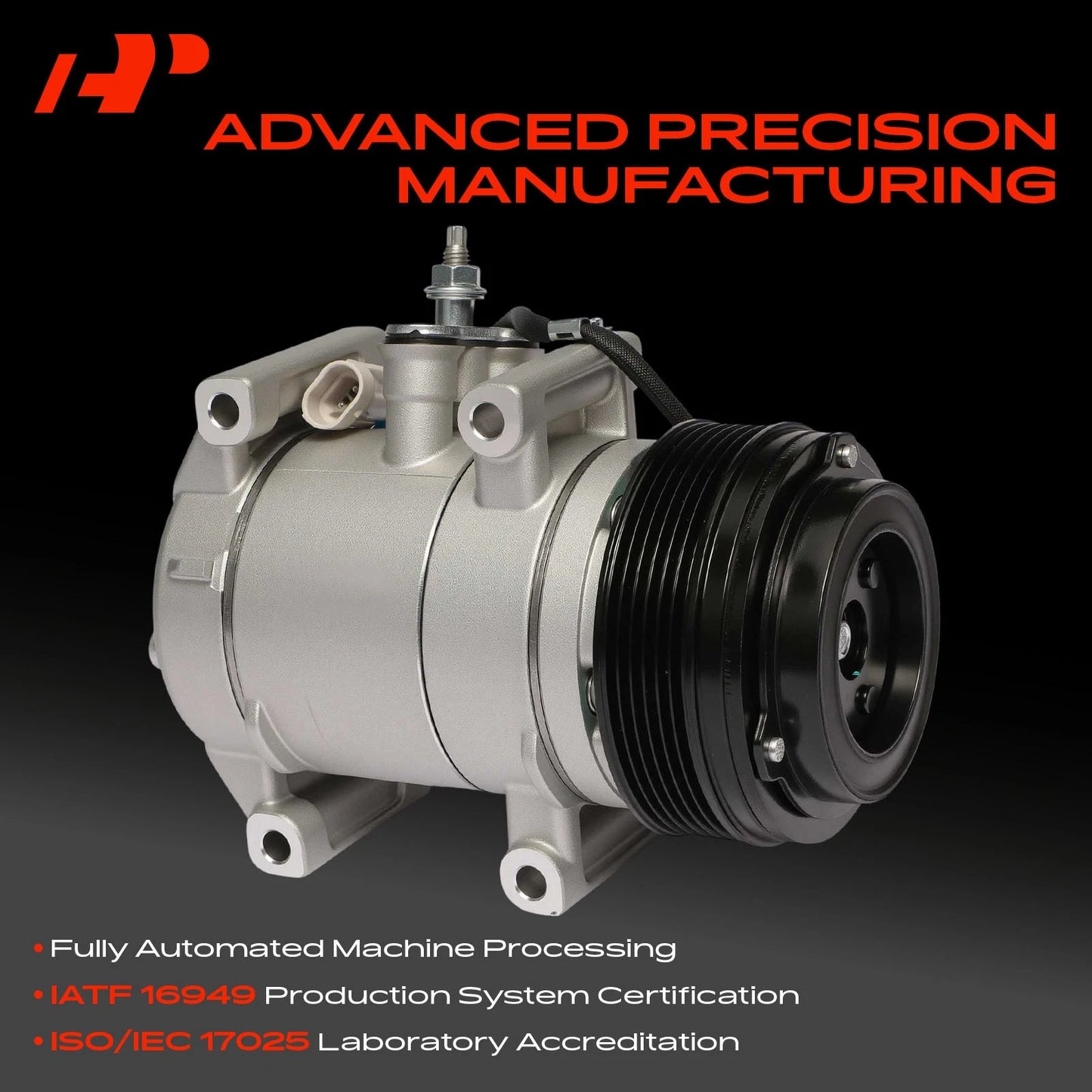 A/C Compressor with Clutch for Chevrolet Aveo (2017–2021)