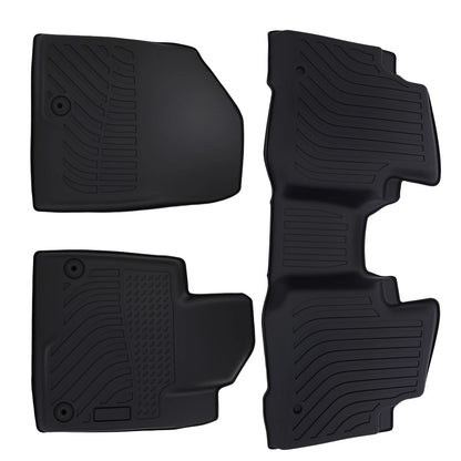 Black TPE Floor Mats for Hyundai Santa Fe Sport (2013–2018) Waterproof