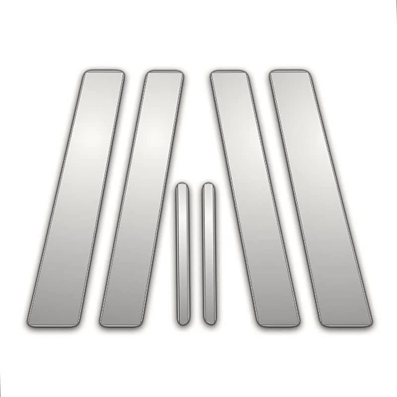 6Pc Chrome Pillar Post Covers Replacement for Scion xD (2008–2015)