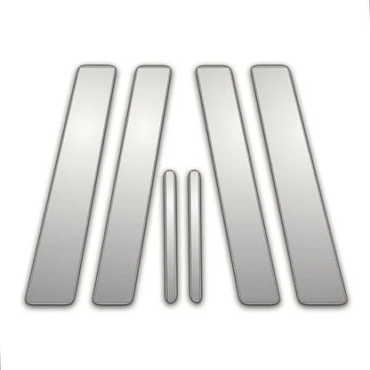 6Pc Chrome Pillar Post Covers Replacement for Scion xD (2008–2015)