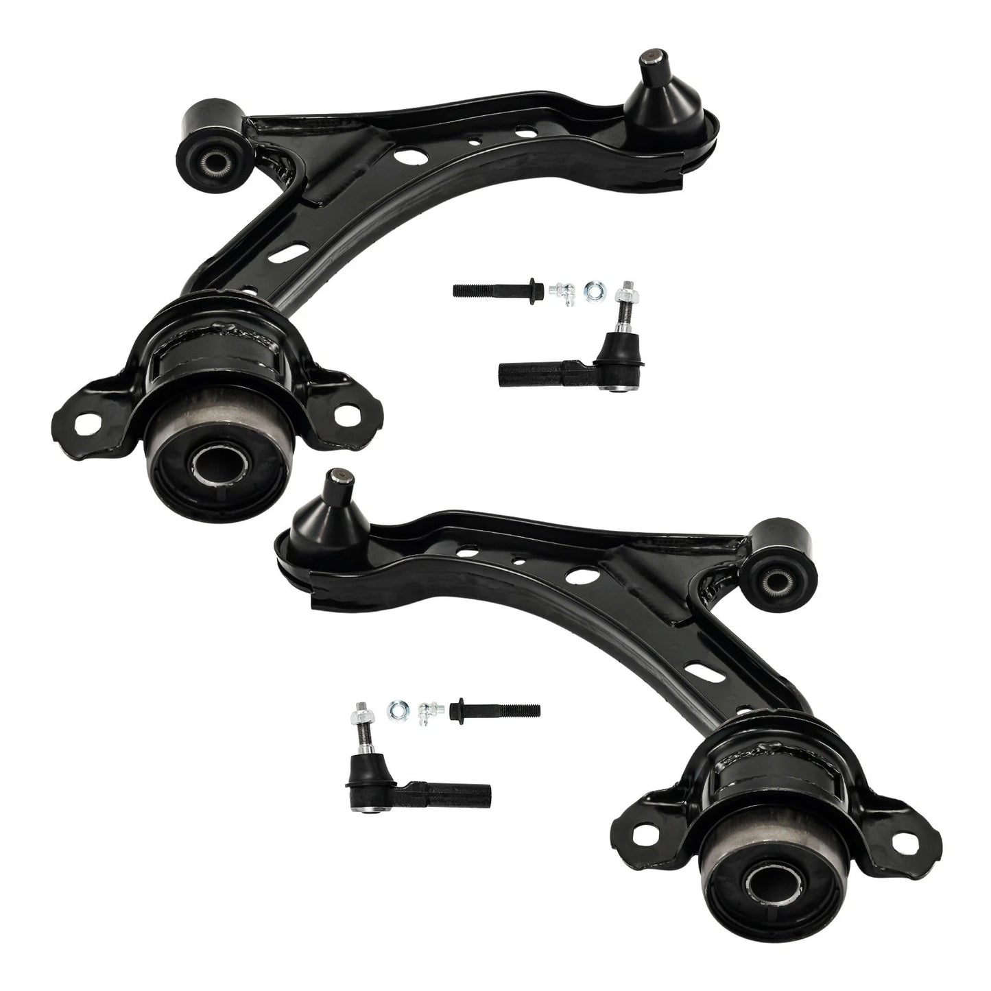 4Pcs Front Control Arms and Tie Rods for Ford Mustang (2005–2009)