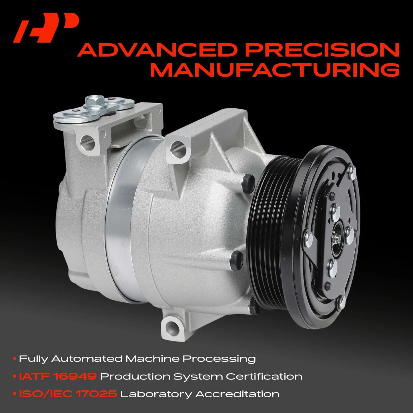 A/C Compressor with Clutch for Chevrolet Malibu/Impala (1997–2003)