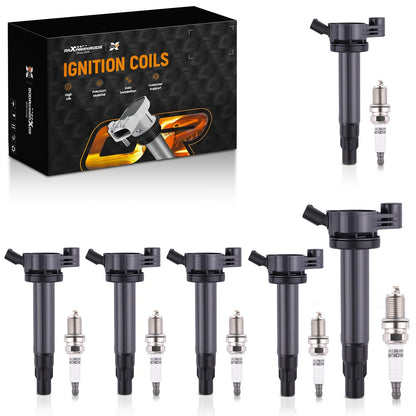Ignition Coil and Spark Plug Set for Toyota Solara V6 3.3L (2004–2008)