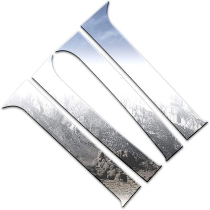 Luxury FX Chrome Pillar Post Trim 4pc for GMC Sierra (2007–2013)