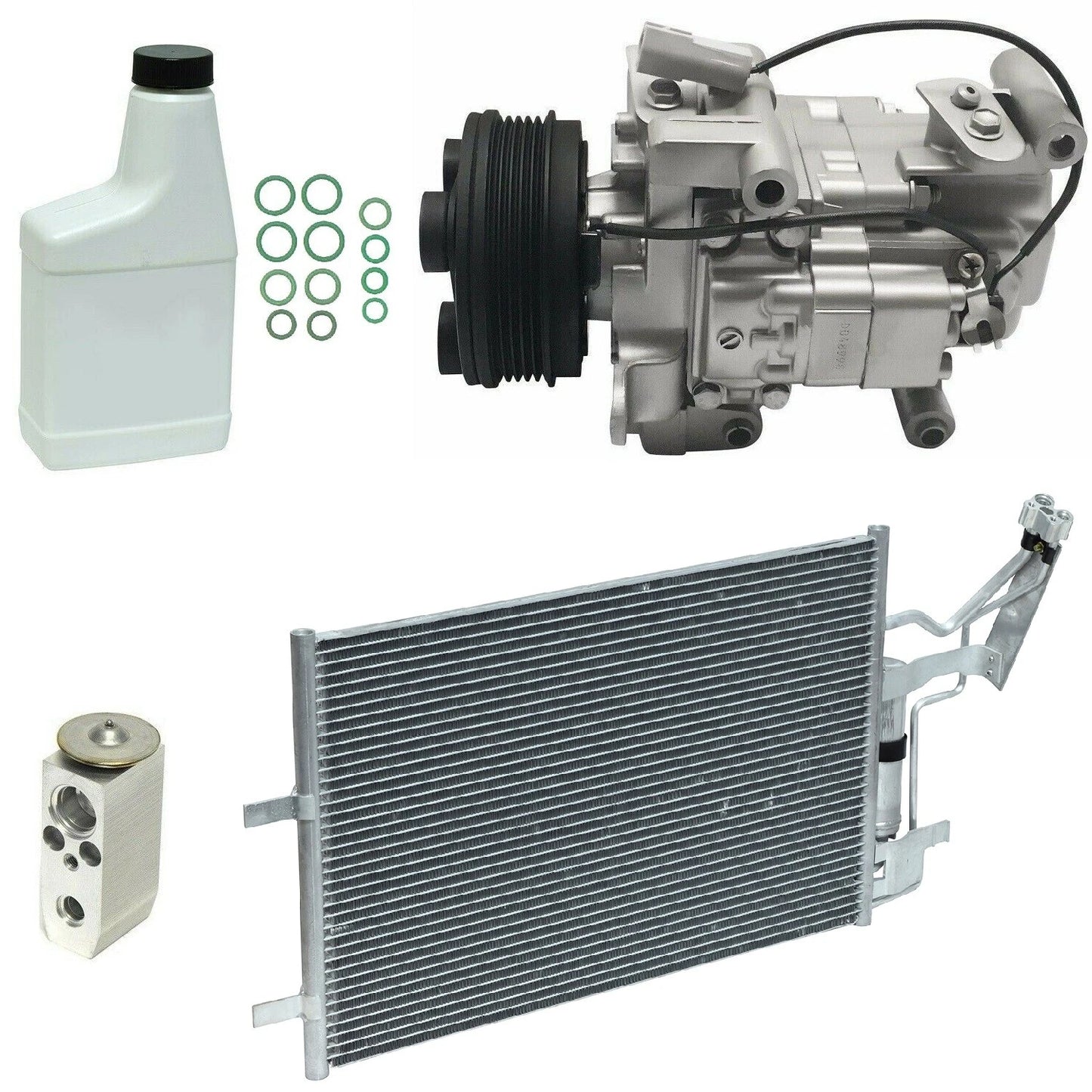 AC Compressor Kit with Condenser for Ford Ranger PX (2011–2018)