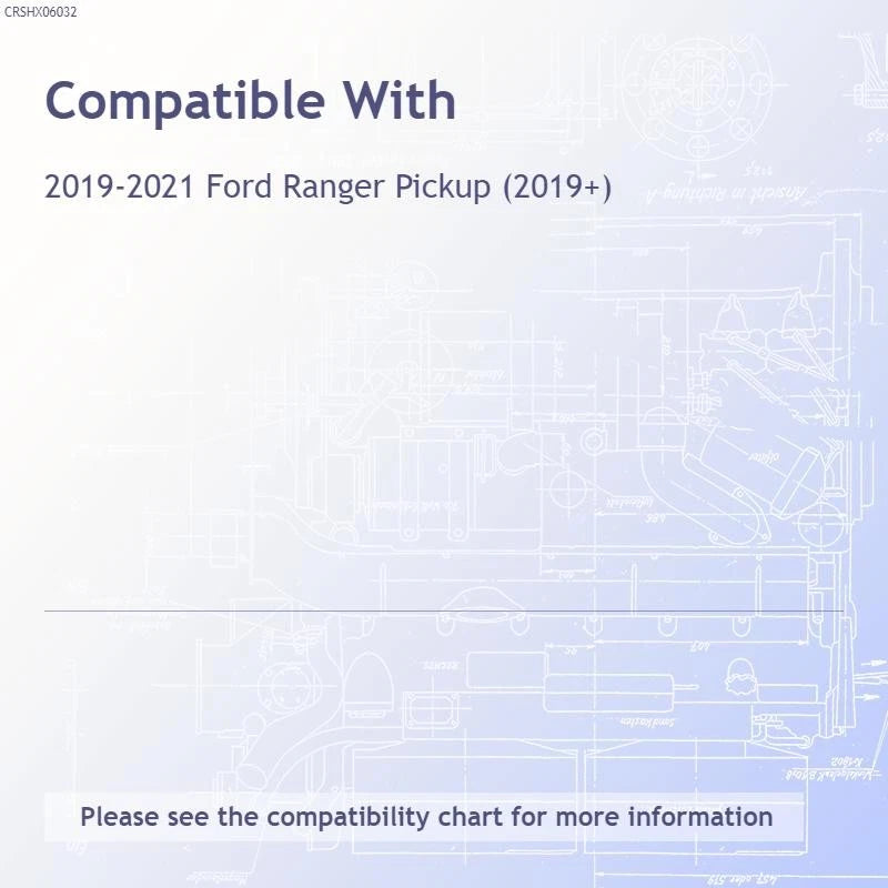 Front Passenger Side Fender Flare Polypropylene Replacement for Ford Ranger (2019–2021)