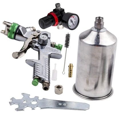 2.5mm HVLP Gravity Feed Air Spray Gun Kit Set for Stainless Steel (2024–2024)
