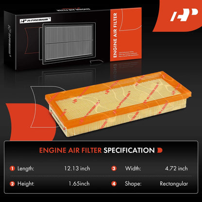 2X Engine Air Filter for Mercedes-Benz C32 SLK32 AMG (2002–2004)